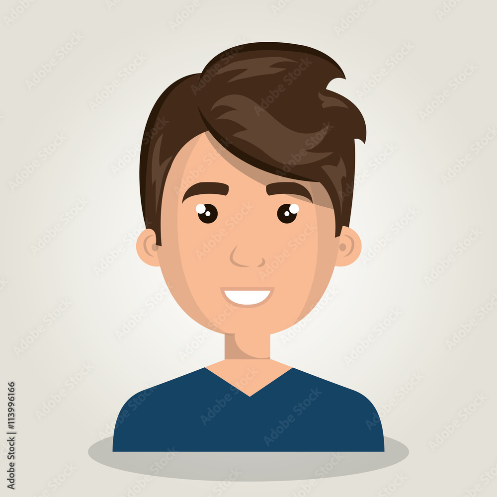 happy young people design, vector illustration eps10 graphic happy young people design, vector illustration eps10 graphic