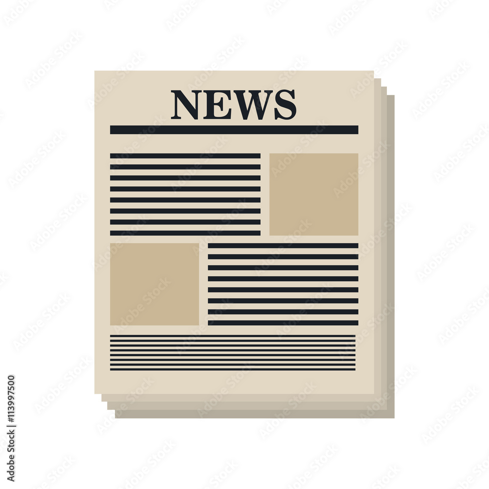 newspaper isolated design, vector illustration eps10 graphic newspaper isolated design, vector illustration eps10 graphic