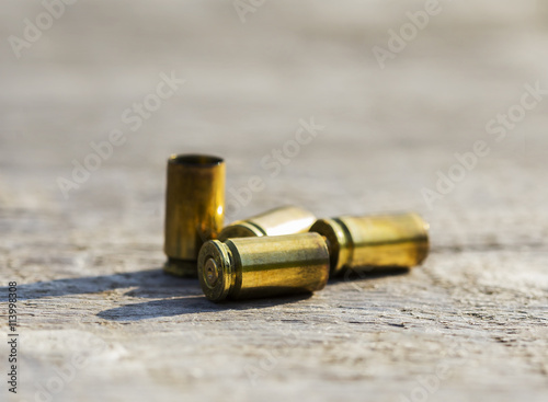 Empty bullet shells