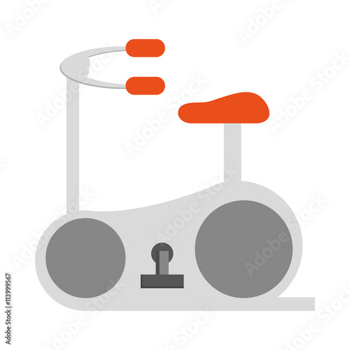spinning bicycle icon design