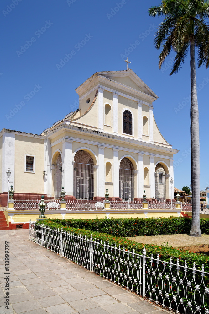 Iglesia Parroquial de la Santísima Trinidad, Plaza Mayor, Trinidad (Kuba) 
