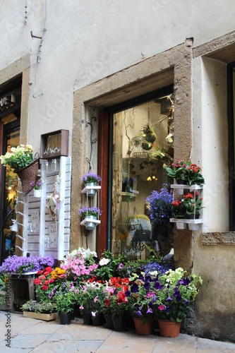 negozio di fiori a Volterra