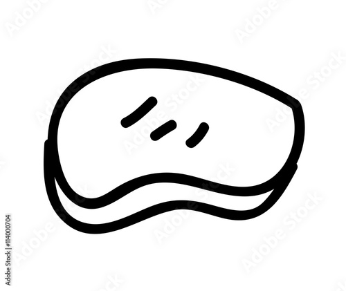 meat cut  isolated icon design