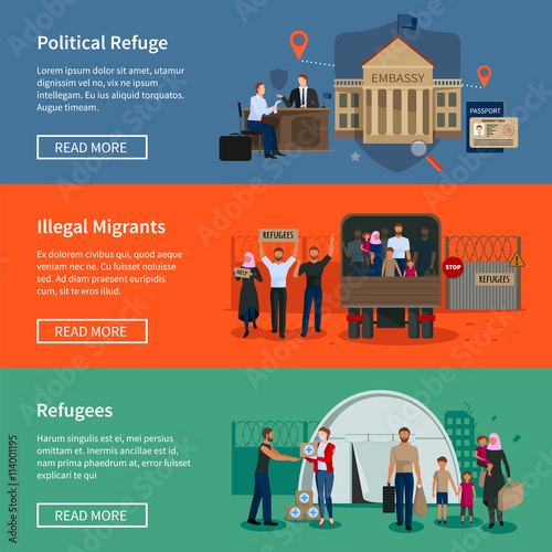 Stateless Refugees Horizontal Banners