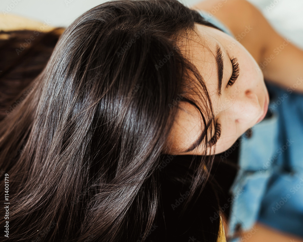 Fototapeta premium Young healthy Asian woman 