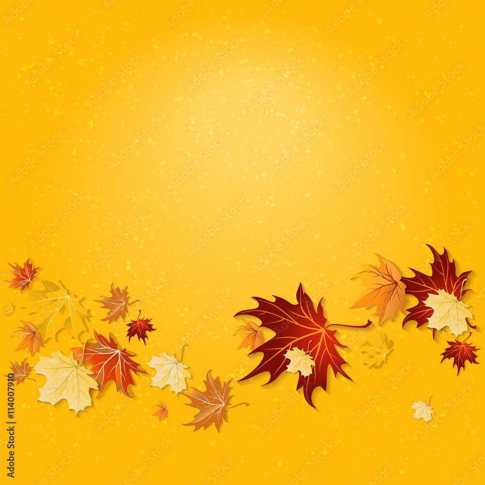 Obraz premium Yellow fall background
