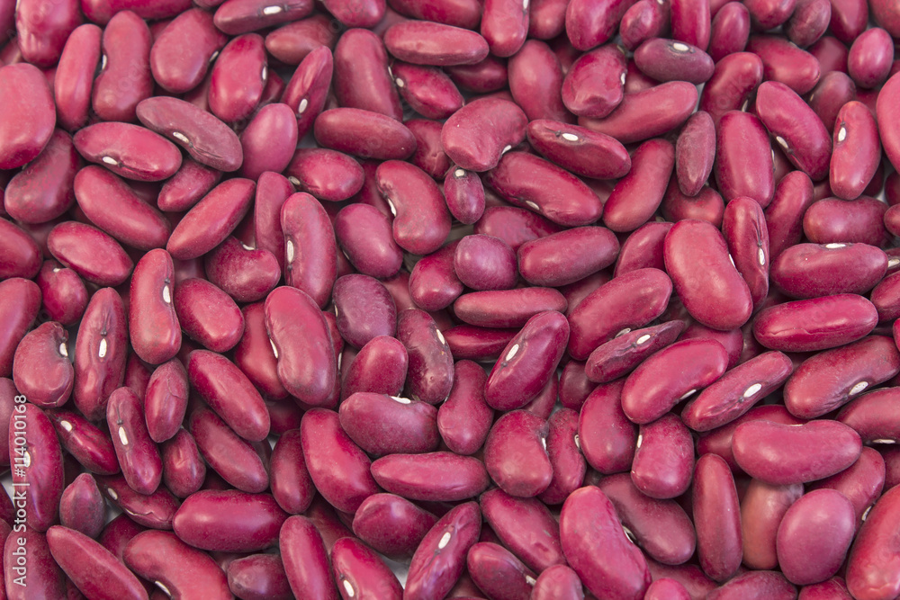 Red Beans Close-up, as a Background Red Beans Close-up, as a Background