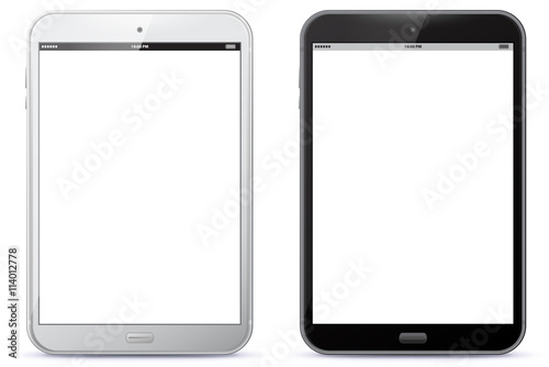 Tablet Computer Vector Illustration. 
