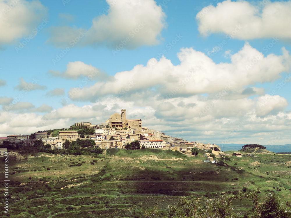 Fototapeta premium UJUE Medieval Fortress Navarre Spain