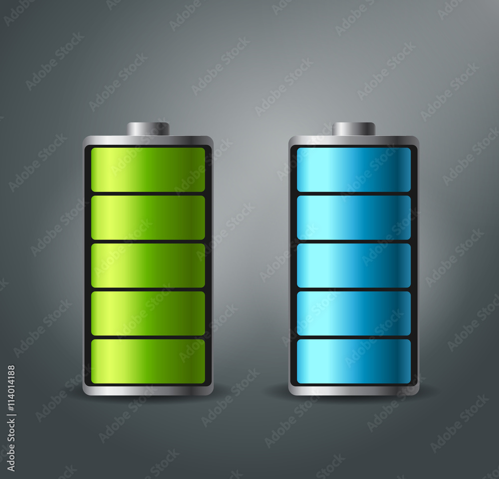 Fully charged battery smartphone - vector illustration. Fully charged battery smartphone - vector illustration.