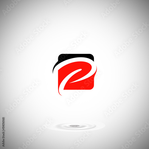 Letter P logo template