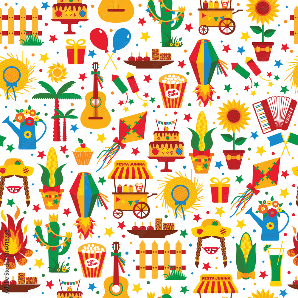 Festa Junina village festival in Latin America. Festa Junina village festival in Latin America.