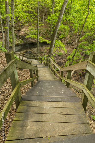 Boardwalk To Bridal Veil Waterfall