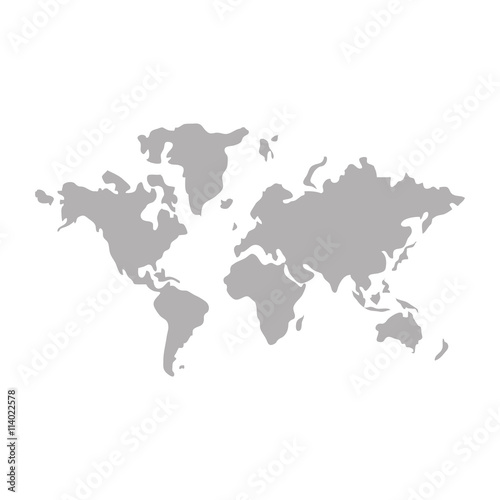world map icon design