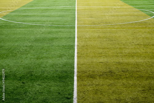 line and soccer field
