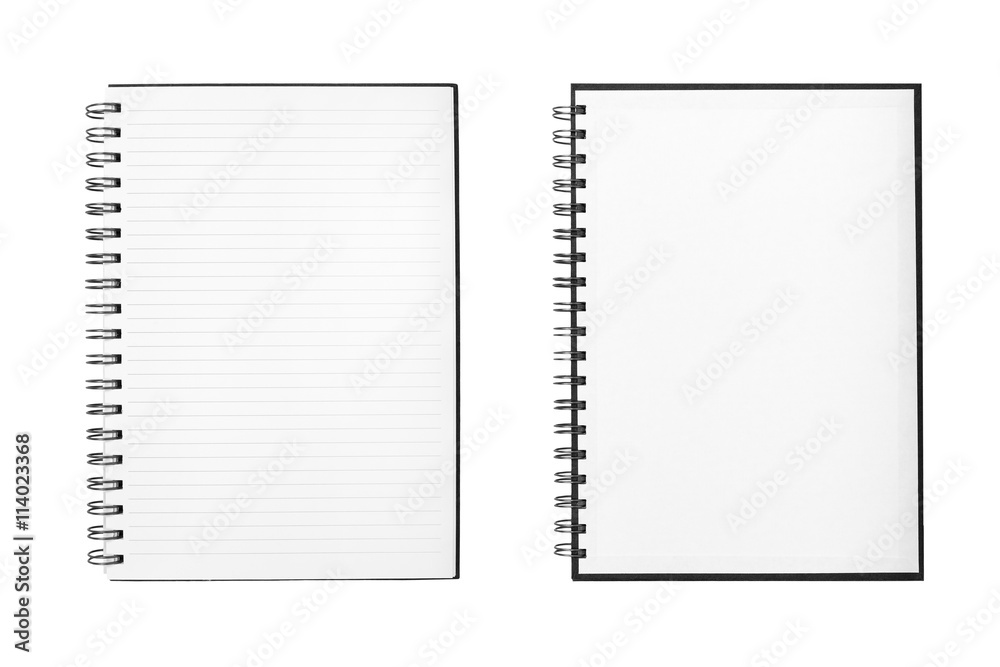 Blank notebook or notepad with line paper
