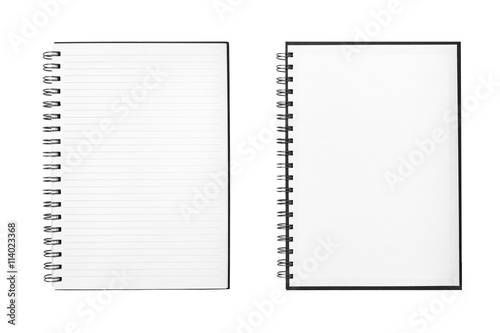 Blank notebook or notepad with line paper