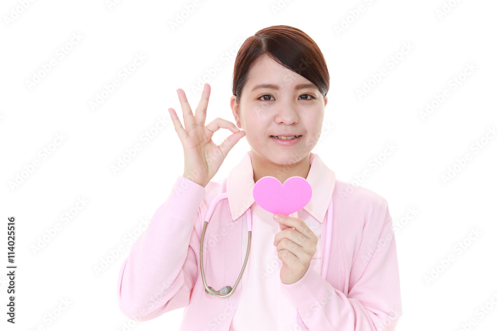 笑顔の看護師 笑顔の看護師