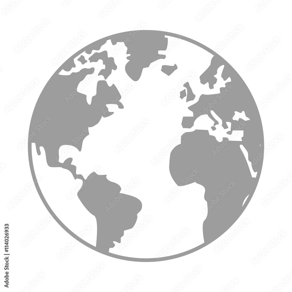 Obraz premium earth globe icon
