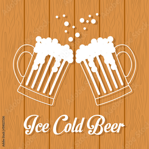 Beer design. illuistration