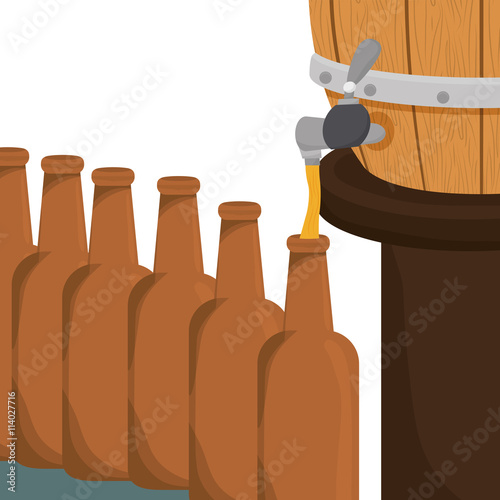 Beer design. illuistration