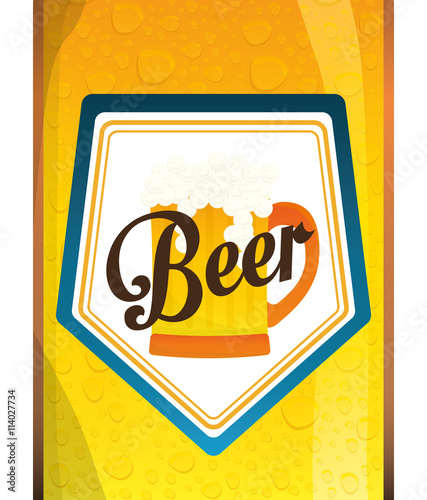 Beer design. illuistration