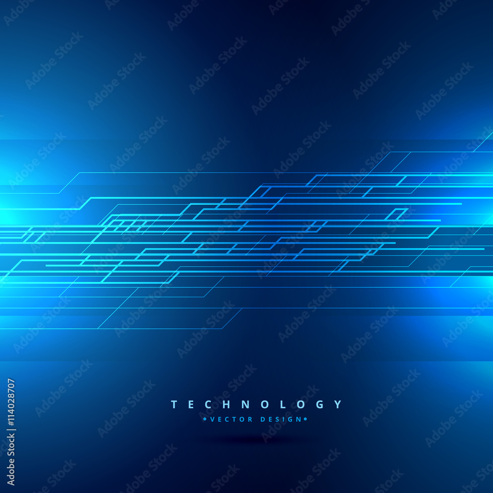 technology background with abstract lines