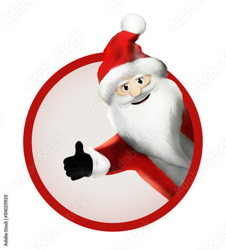 christmas santa claus happy...