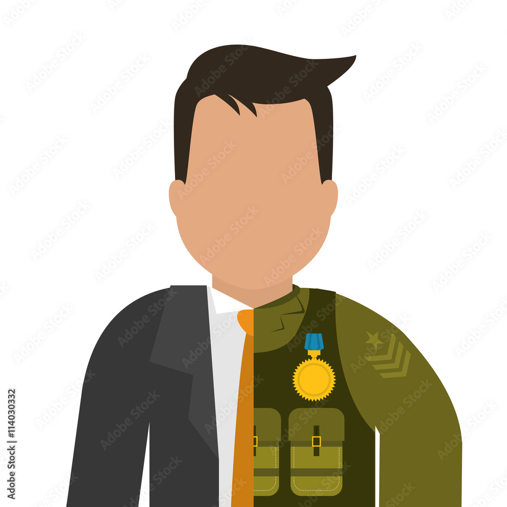 Army Design Illuistration Stock Vektorgrafik Adobe Stock