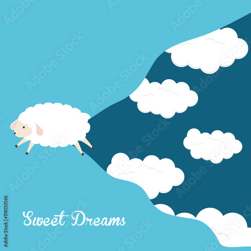 Sleep design. illuistration