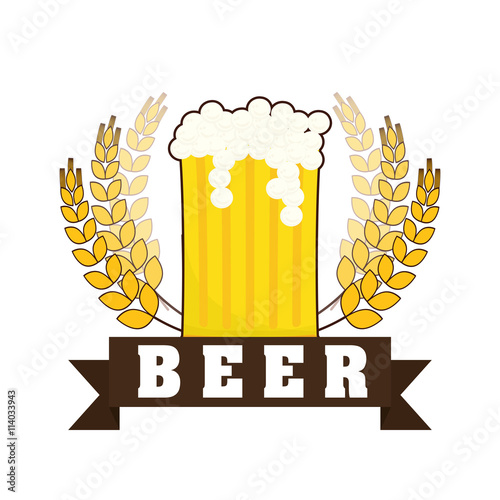 Beer design. illuistration