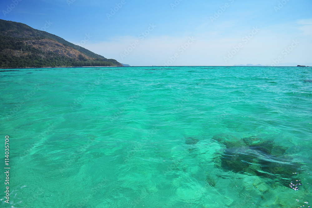 Beautiful Beach on Tropical Islands at Summer Season Beautiful Beach on Tropical Islands at Summer Season