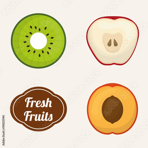 Fruits design. illuistration