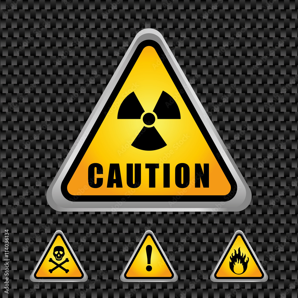 Fototapeta premium Caution design. illuistration