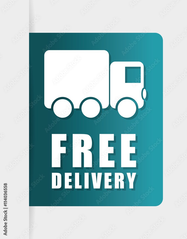 Free delivery illuistration Free delivery illuistration