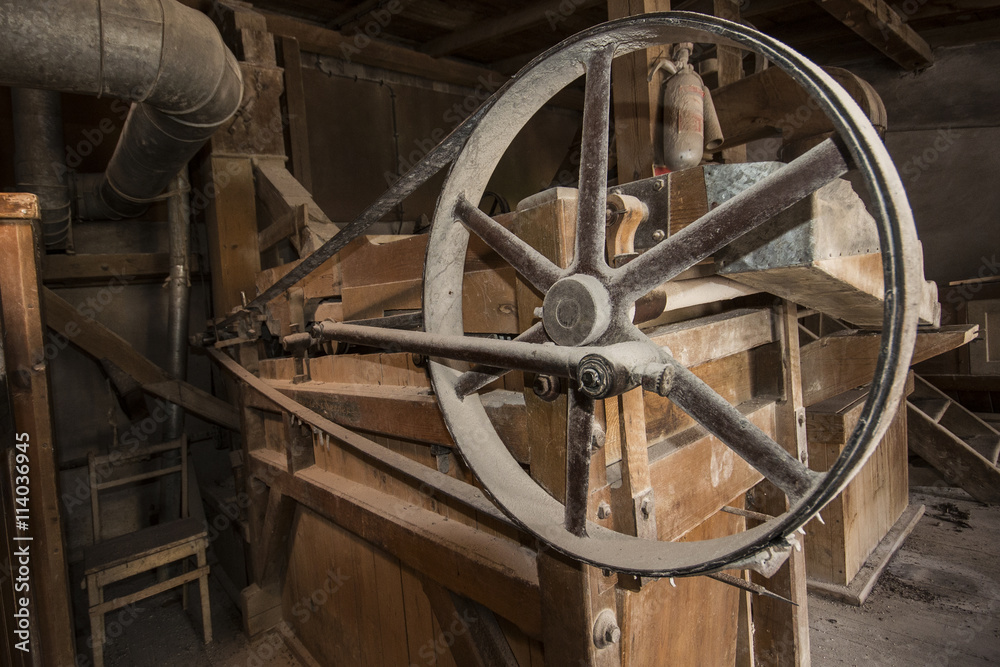 Interior ot the old Mill