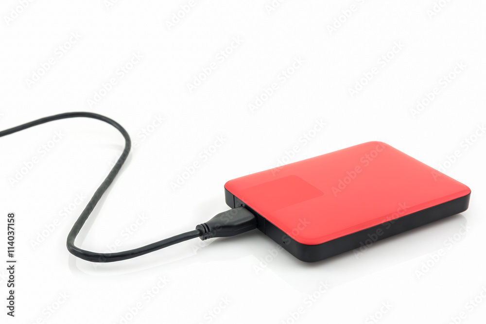 External hard drive for backup. External hard drive for backup.