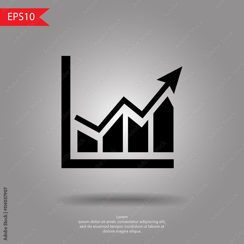 Graph Icon Vector Graph Icon Vector