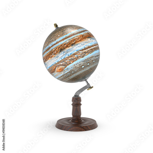 Fototapeta Naklejka Na Ścianę i Meble -  Globe map of jupiter 3d rendering