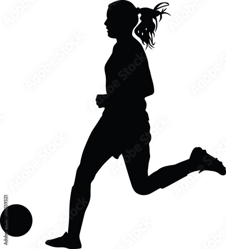 woman soccer player