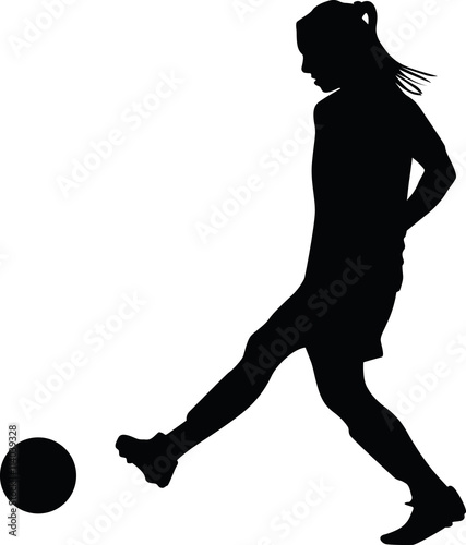 woman soccer player