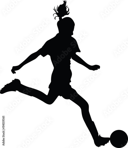 woman soccer player