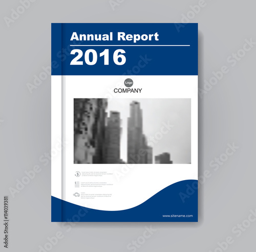 Modern Vector abstract brochure, cover annual report or flyer design template