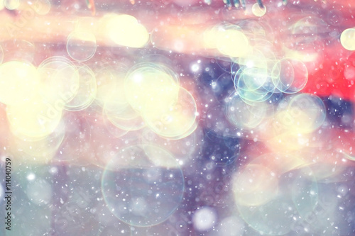 Vintage colorful background bokeh highlights