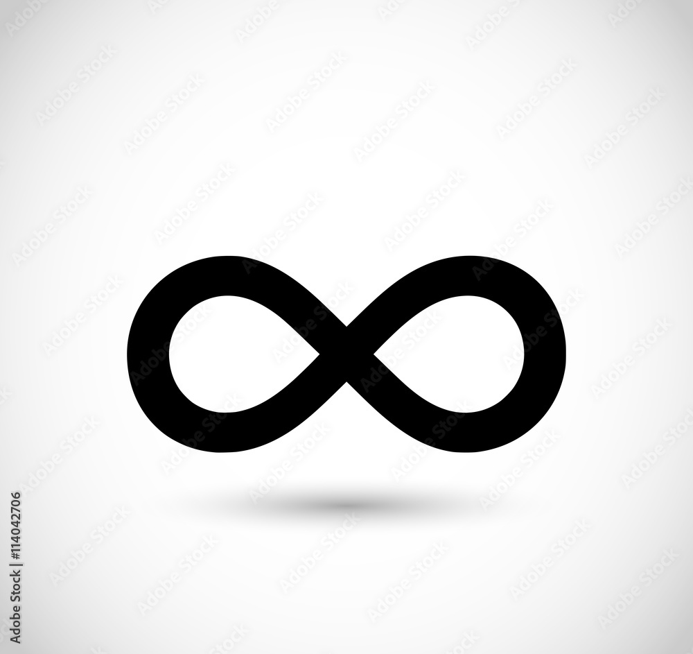 Fototapeta premium Infinity sign vector