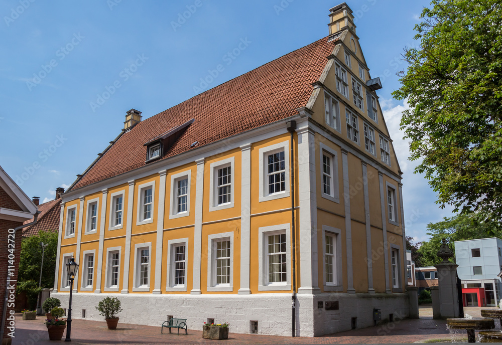 Fototapeta premium Old building in the historical center of Lingen