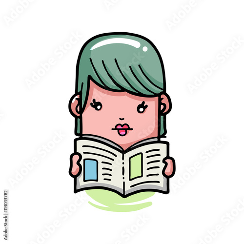 People reading