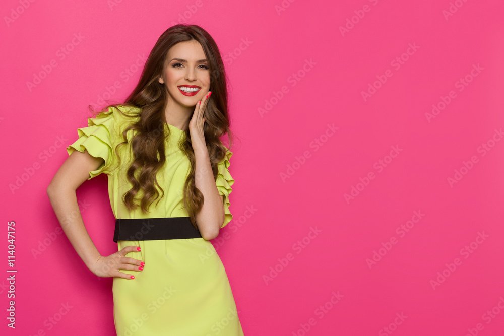 Ecstatic Woman Smiling Ecstatic Woman Smiling