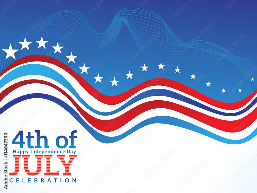 abstract american independence day background