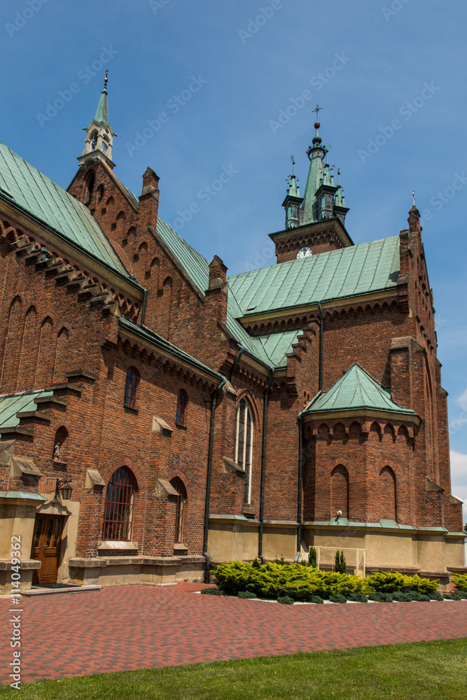 Fototapeta premium Church of St. John in Sokolow Malopolski